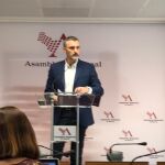 Urralburu asegura que el compromiso del PP con Vox augura una "pérdida de derechos"en la RegiónEl portavoz del Grupo Mixto en la Asamblea Regional y líder de podemos, Óscar Urralburu en la rueda de prensa tras la intervención de López Miras en Debate Investidura01/07/2019