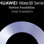En la invitación que Huawei ha colgado en redes sociales se puede ver la fecha de la presentación del Mate 30, el 19 de septiembre.