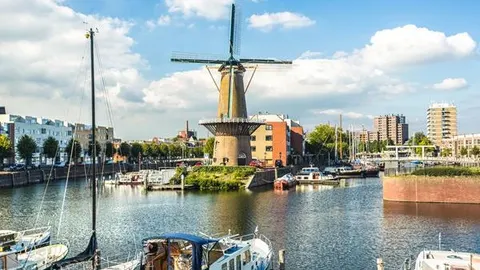 Vista de la ciudad de Rotterdam