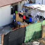 Vista del mal estado en que se encuentra el núcleo de casas prefabricadas del Polígono Sur / Foto: Manuel Olmedo