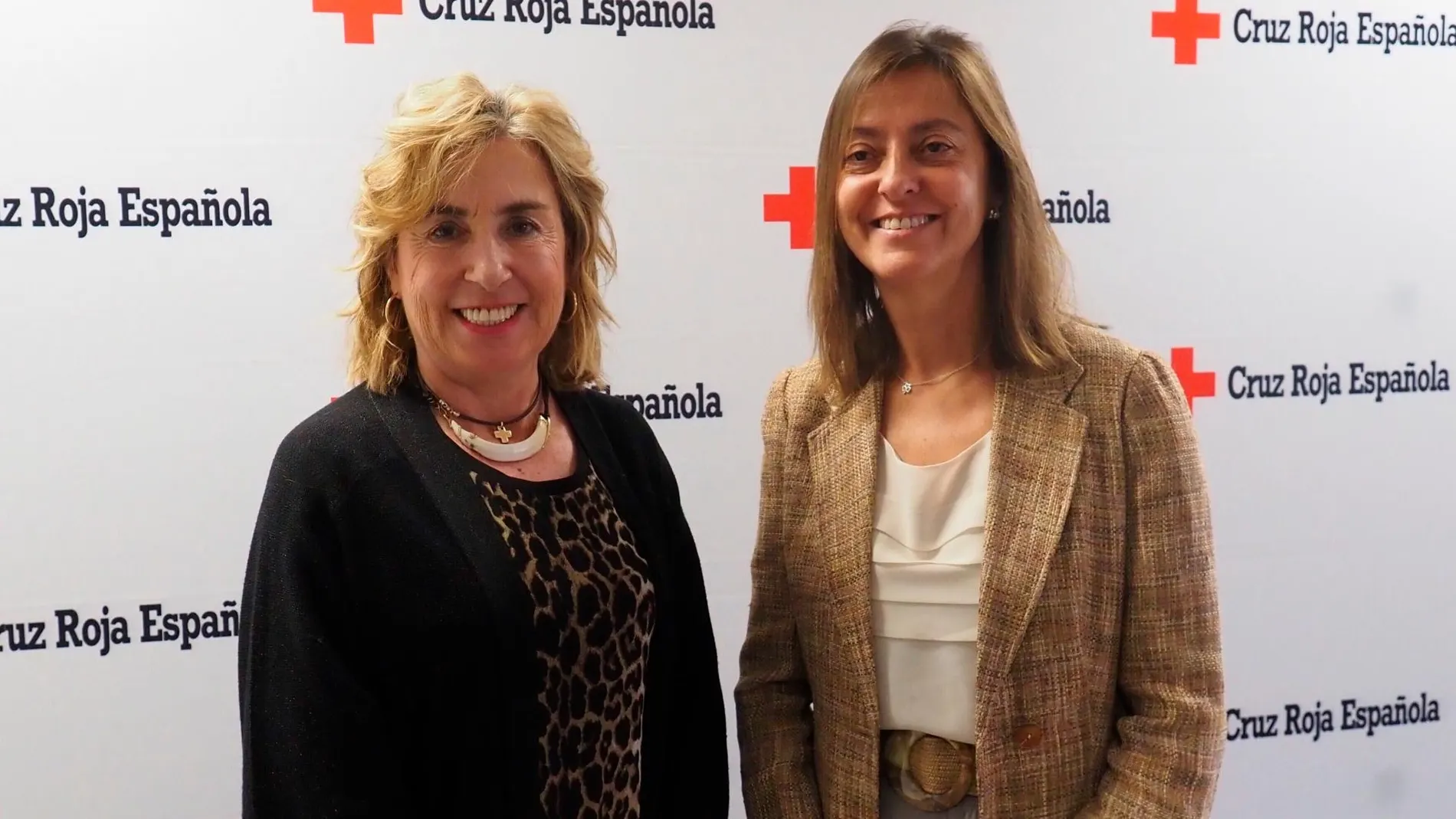 Rosa Urbón y Esperanza Vázquez presentan los resultados del Programa de Inclusión y Economía Social de Cruz Roja