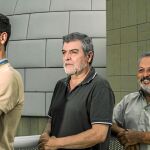 De izda. a dcha., Álvaro Soria, Jesús Martínez-Frías y Carlos González charlaron sobre el futuro de la exploración espacial en el Planetario de Madrid