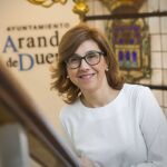 La alcaldesa de la localidad burgalesa, Raquel González