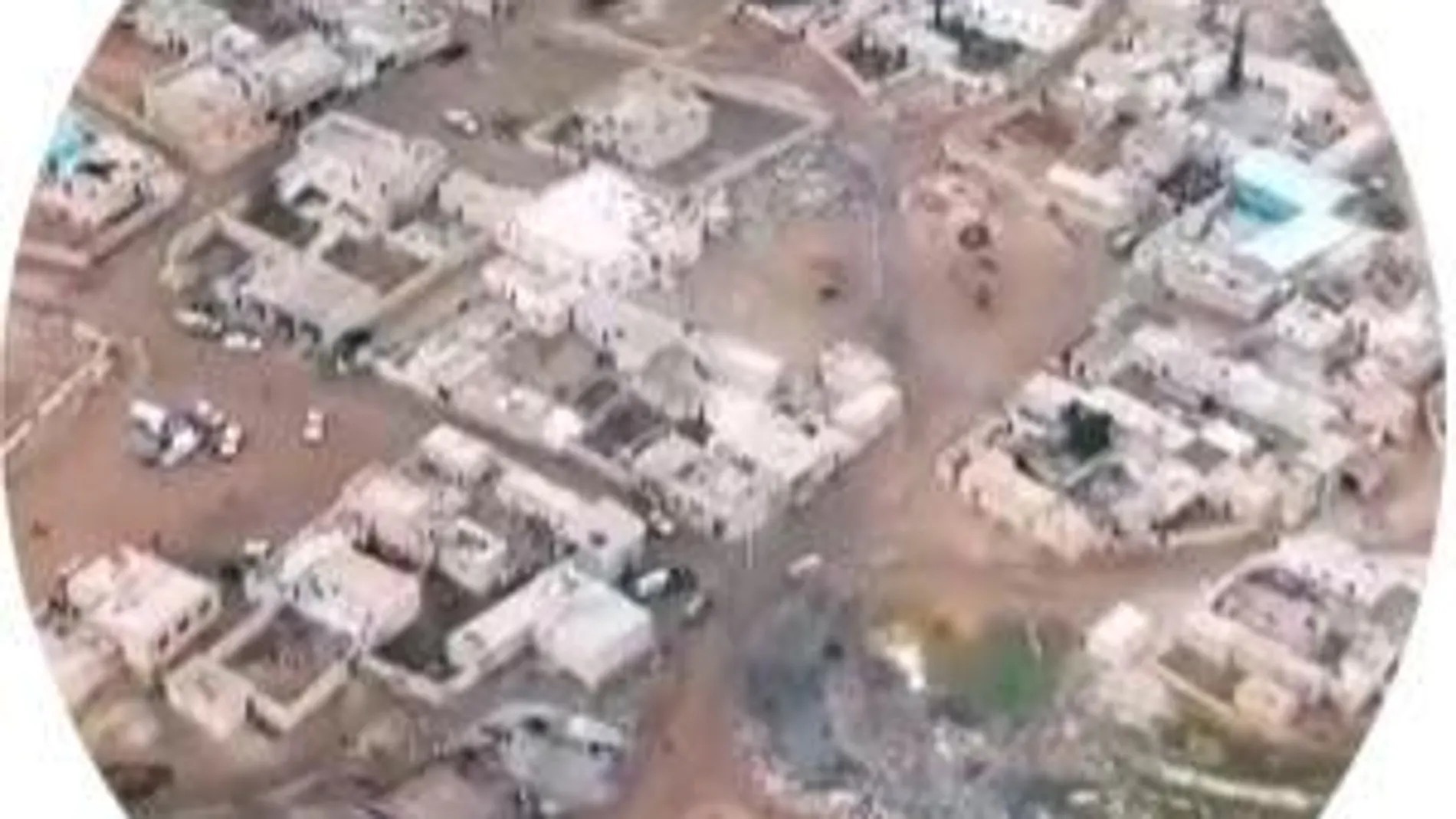 Captura de los atentados con coche bomba que fueron grabados mediante drones