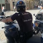 Policía nacional en una calle de Málaga / EP