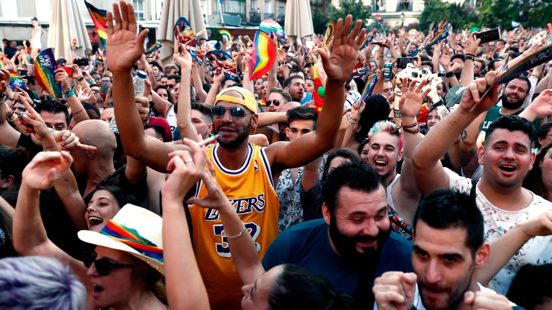 La fiesta en Orgullo Madrid 2019