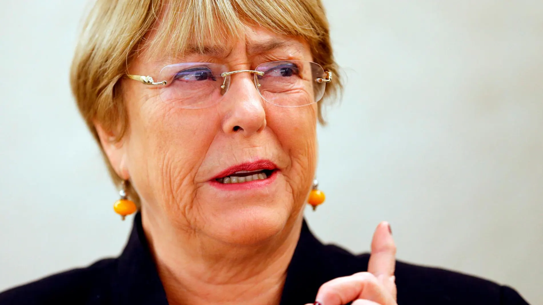 La alta comisionada de la ONU para los Derechos Humanos, Michelle Bachelet, en Ginebra hoy/Reuters