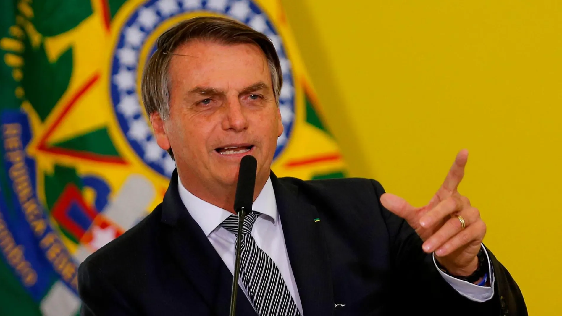 El presidente de Brasil Jair Bolsonaro/Reuters