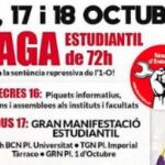 Cartel de la convocatoria de huelga
