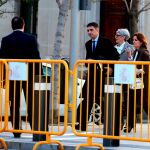 Trapero llegando al Tribunal Supremo de Madrid