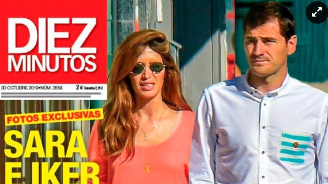Portada de la revista Lecturas protagonizada por Iker Casillas y Sara Carbonero