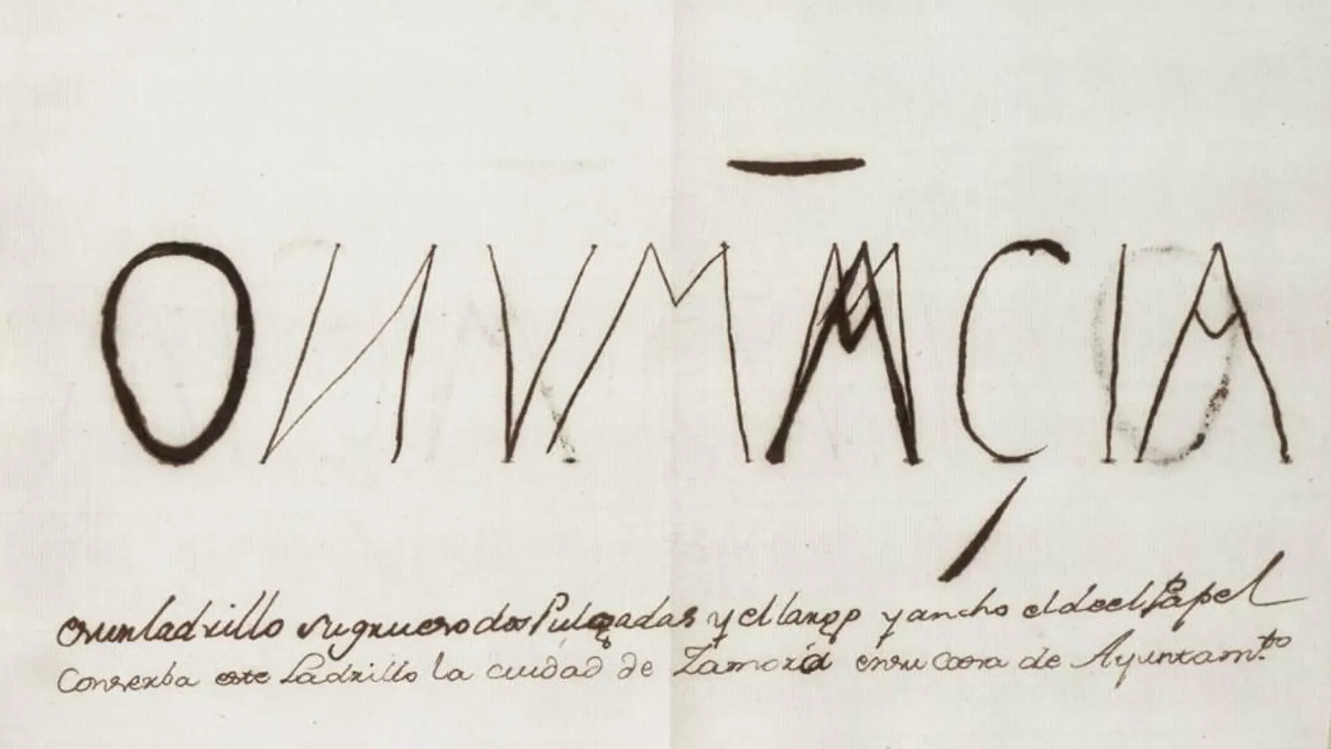 Copia de la inscripción del ladrillo falso de Numancia