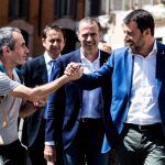 El líder de la ultraderechista Liga y ministro del Interior en funciones, Matteo Salvini/Efe