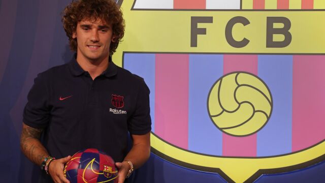 Las primeras imágenes de Griezmann como azulgrana