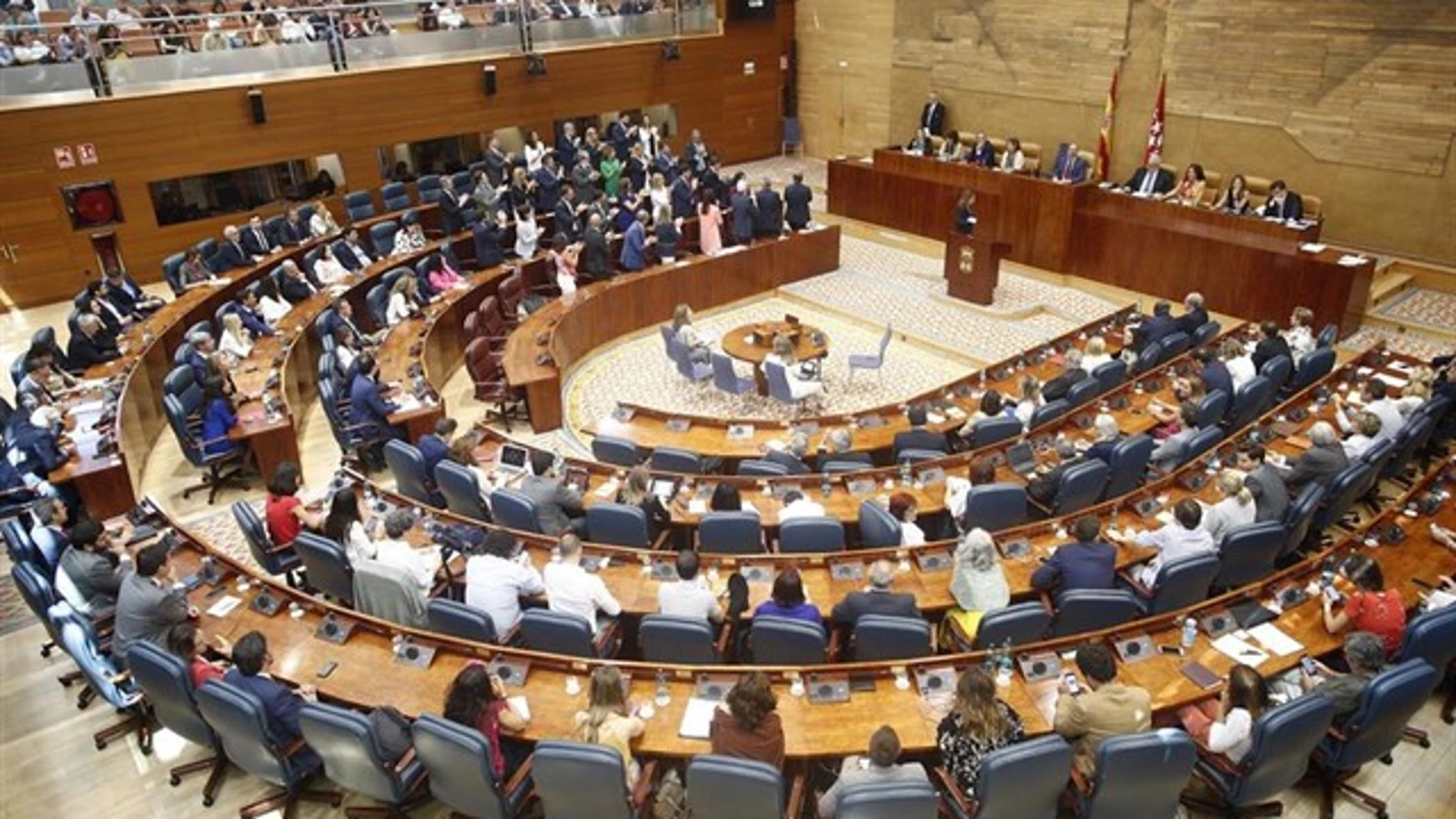 Imagen de archivo del hemiciclo de la Asamblea de Madrid