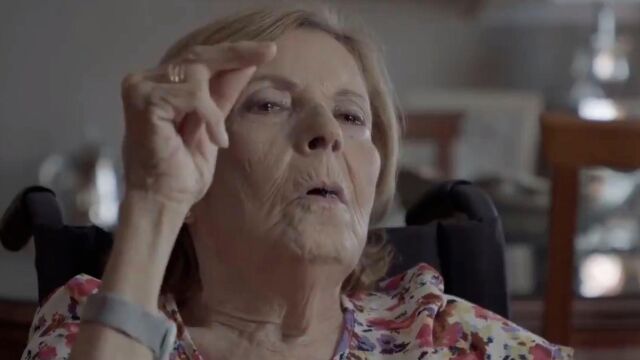 Andrea tiene dificultades para hablar por el párkinson, una enfermedad que padece desde hace 14 años