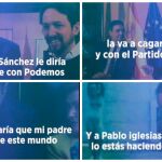 Capturas del vídeo lanzado por Podemos