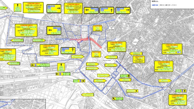 Afecciones al tráfico que continúan en Madrid tras el verano