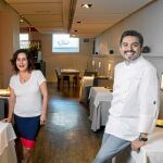 El restaurante de Roberto Ruiz y María Fernández es el único mexicano con una estrella Michelin de Europa. Foto: Gonzalo Pérez