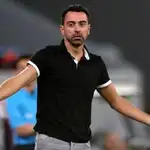 Xavi Hernández entrena en Qatar