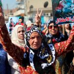 Kurdos protestan por la ofensiva turca en la ciudad de Amuda