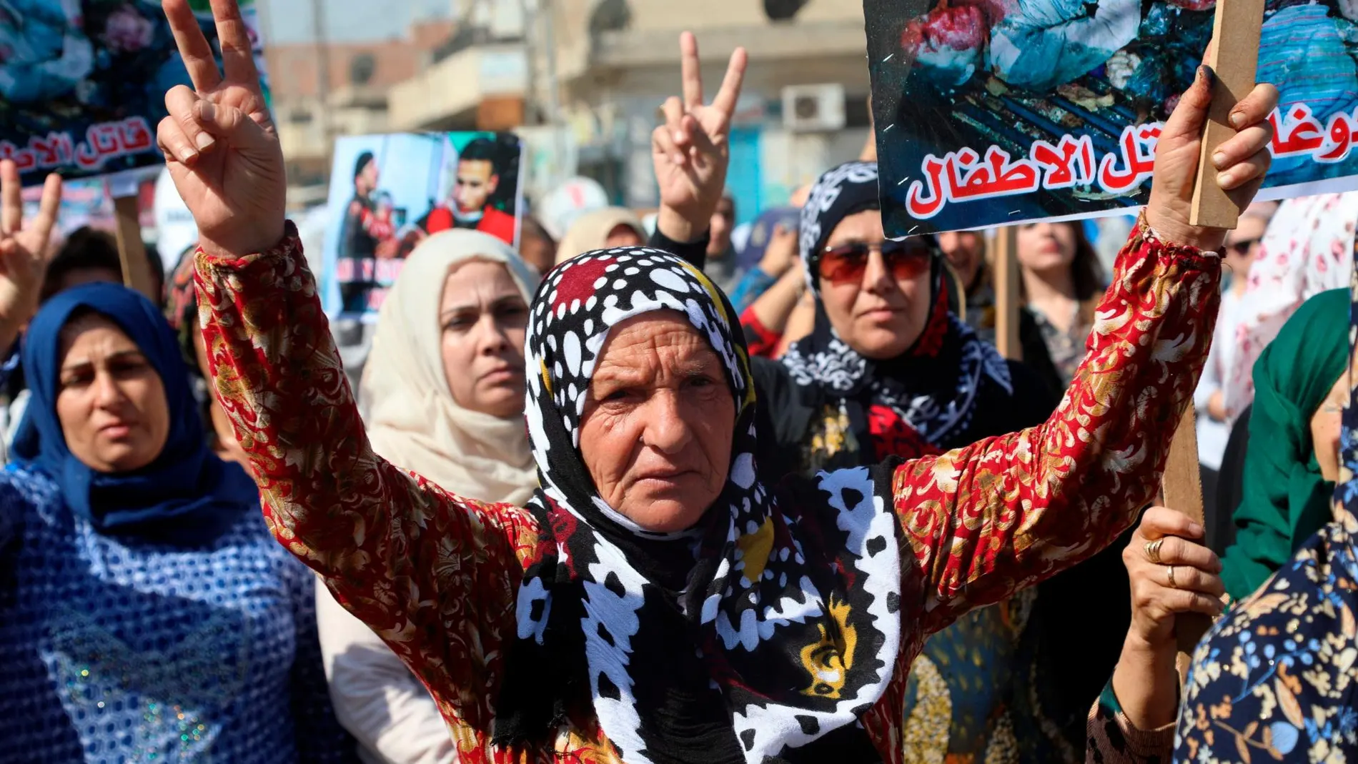 Kurdos protestan por la ofensiva turca en la ciudad de Amuda