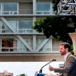 Pablo Casado, hoy en Benidorm
