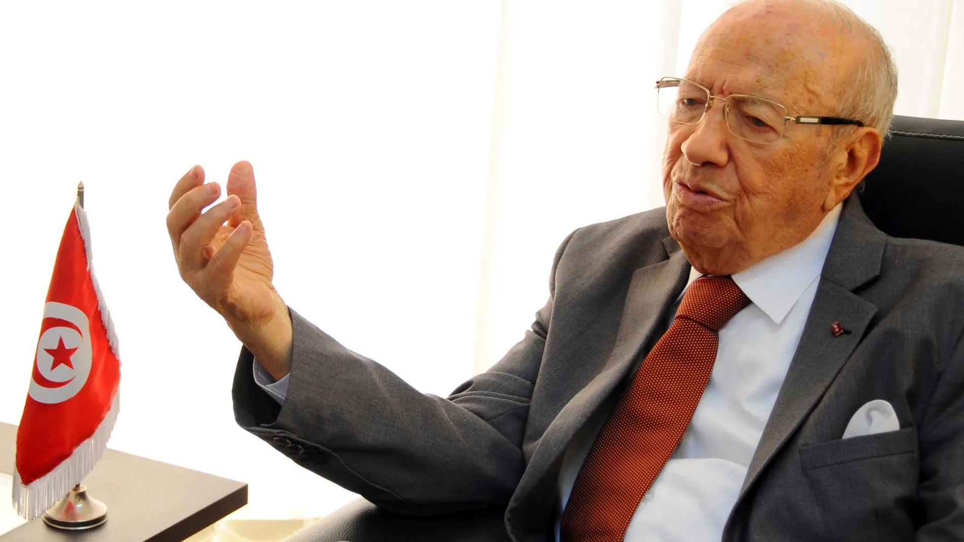 Beji Caid Essebsi, presidente de Túnez, en una imagen de 2014. (AP Photo/Hassene Dridi)