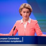 Ursula von der Leyen, futura presidenta de la Comisión, hoy en Bruselas/Reuters