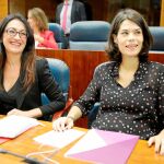 Sol Sánchez e Isa Serra, las portavoces de Unidas Podemos en la Asamblea de Madrid / Cipriano Pastrano