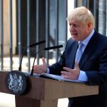 Boris Johnson en su primer discurso como primer ministro británico/EFE