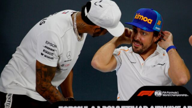 Lewis Hamilton y Fernando Alonso