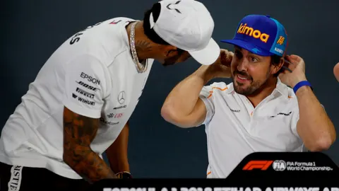 Lewis Hamilton y Fernando Alonso