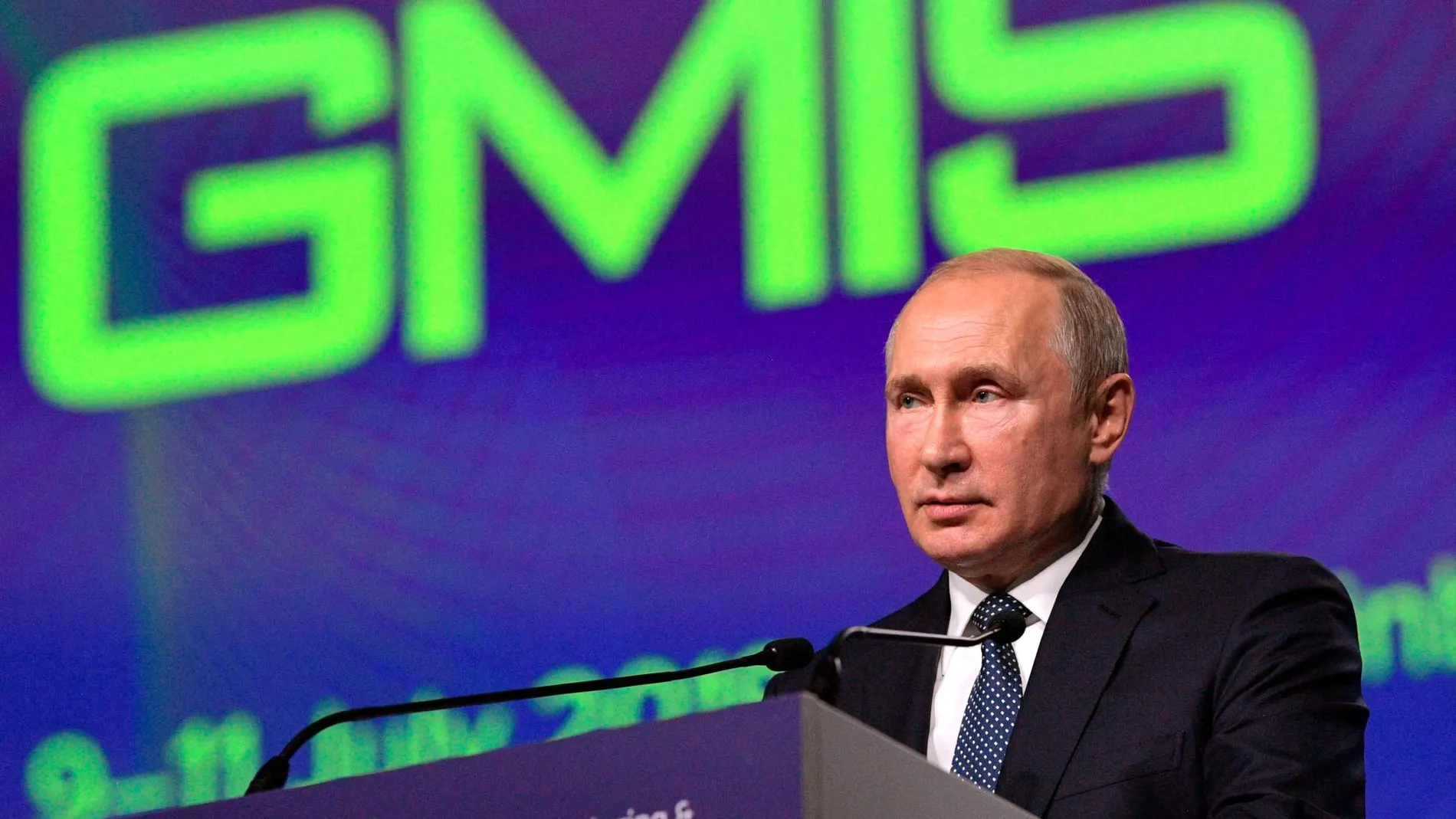 Vladimir Putin durante su conferencia en Ekaterimburgo/Reuters