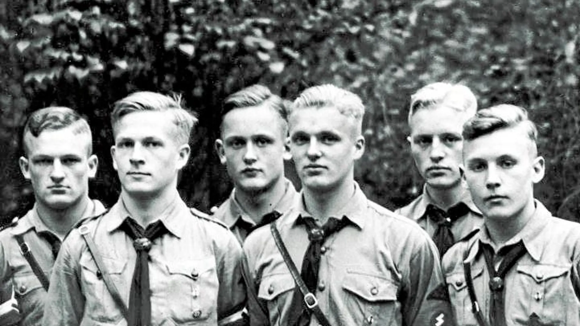 Imagen de las juventudes hitlerianas en el año 1933