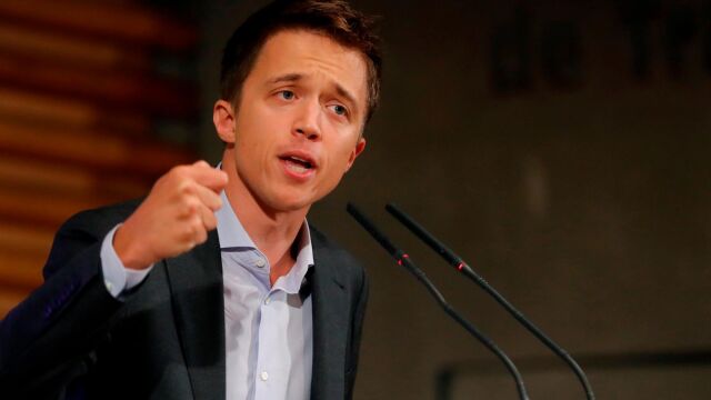 Presentación de Íñigo Errejón como candidato de Más Madrid. (Foto: Rubén Mondelo)