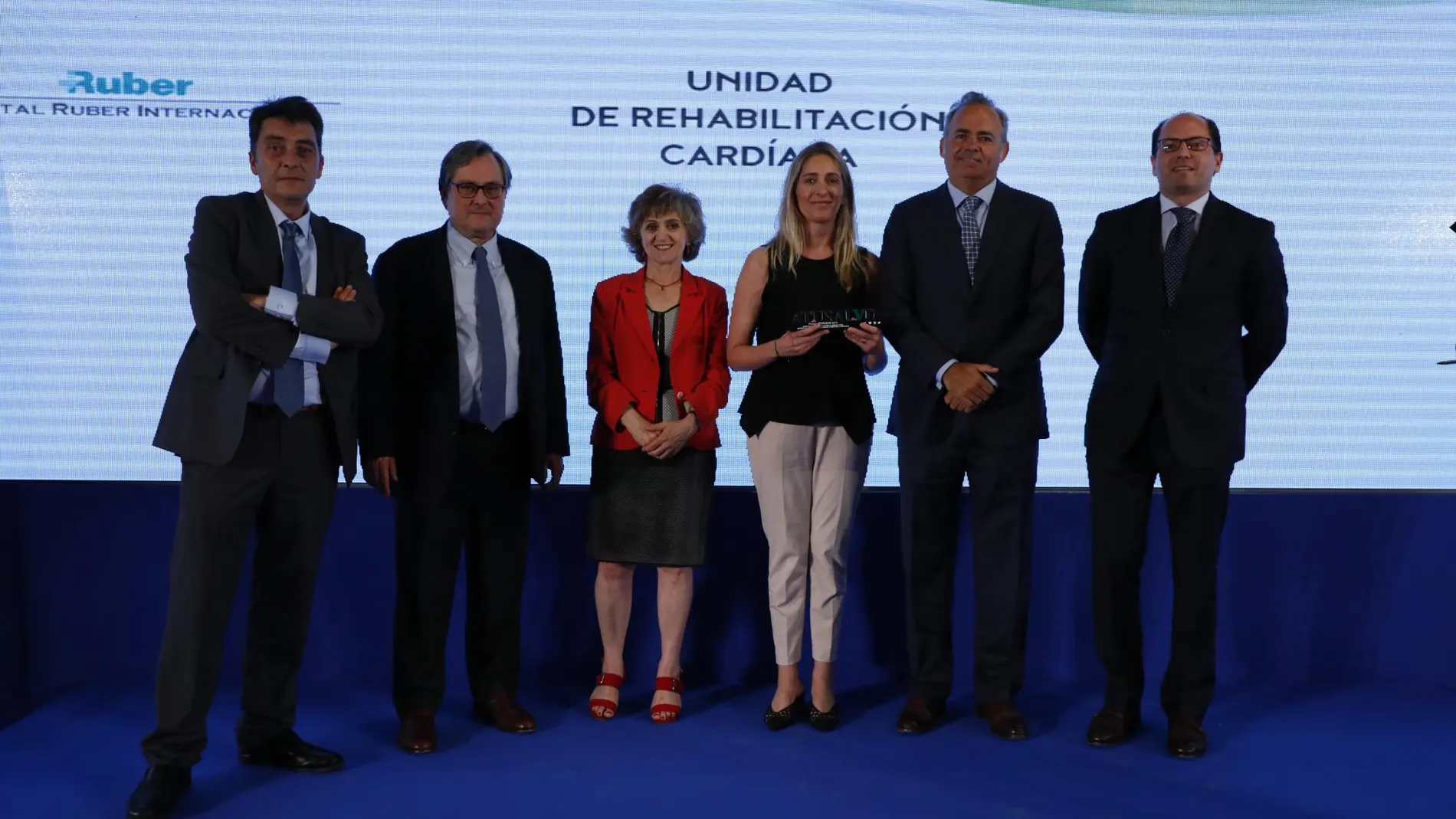 Sergio Alonso, Francisco Marhuenda, María Luisa Carcedo, Ana Alegría, Manuel Conde y Eduardo Alegría