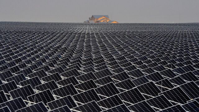 Instalación fotovoltaica en Yinchuan, región de Ningxia Hui (China)
