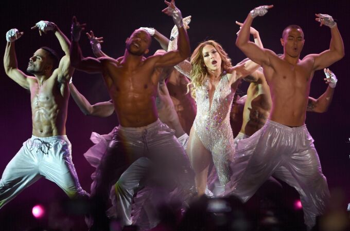 La actriz y cantante Jennifer López en uno de sus últimos conciertos, en el estadio VTB Arena / EP