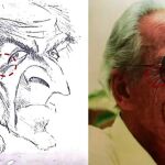 La imagen del dibujo y el ciudadano suizo del reportaje de laSexta