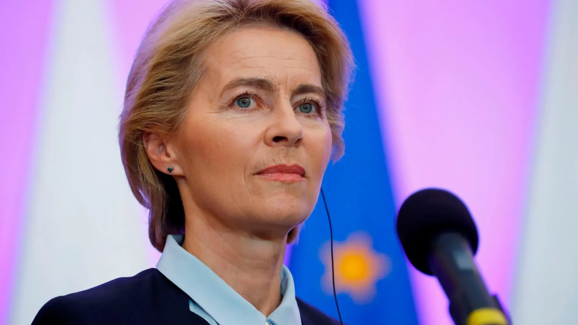 La presidenta de la Comisión Europea, Úrsula Von del Leyen, recientemente electa