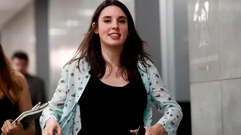 La portavoz del grupo confederal de Unidas Podemos, Irene Montero. EFE/Mariscal