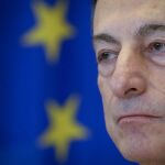 El italiano Mario Draghi, presidente del Banco Central Europeo