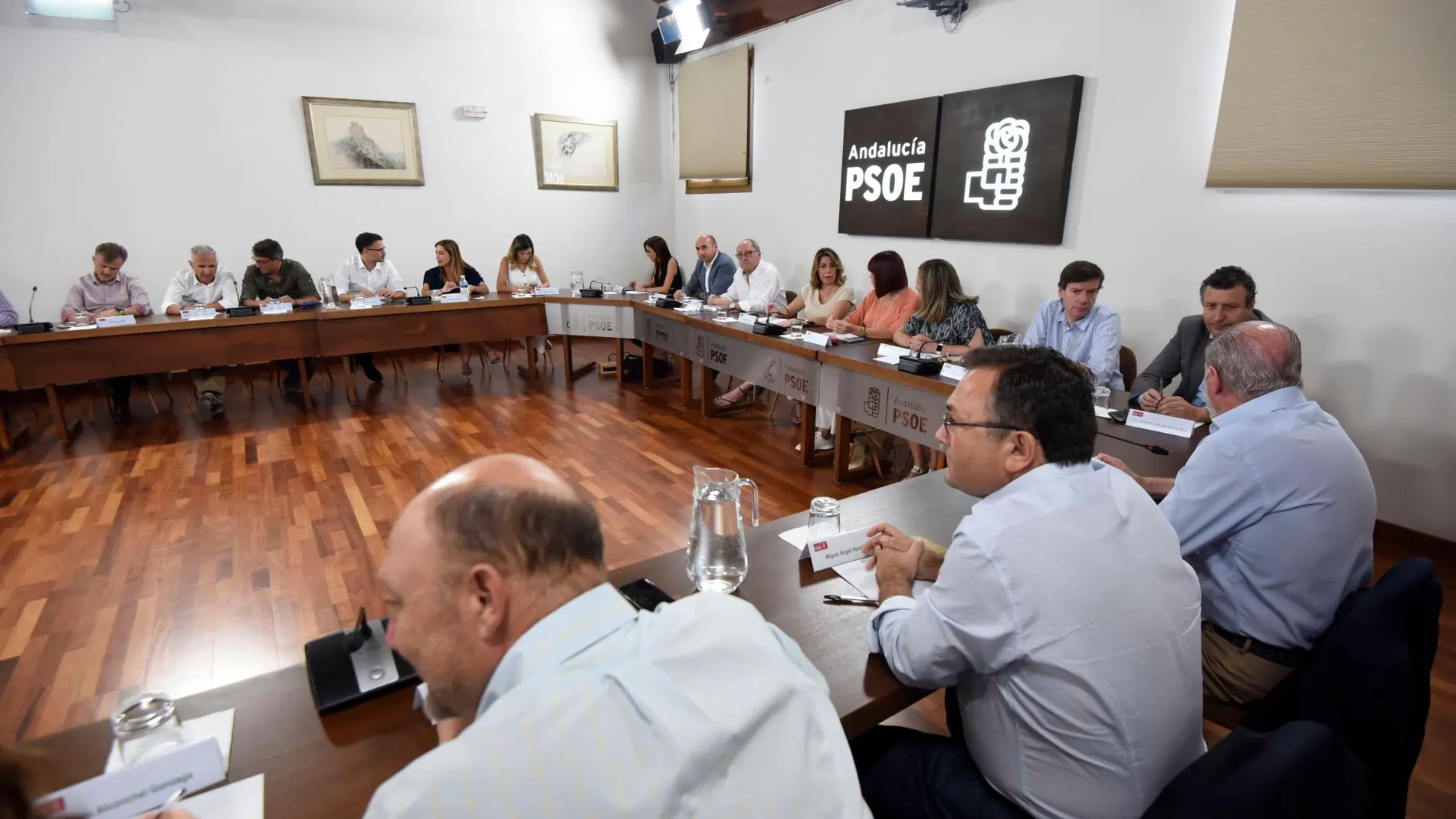 Reunión de la Comisión Ejecutiva del PSOE-A celebrada esta mañana / Foto: Ke-Imagen