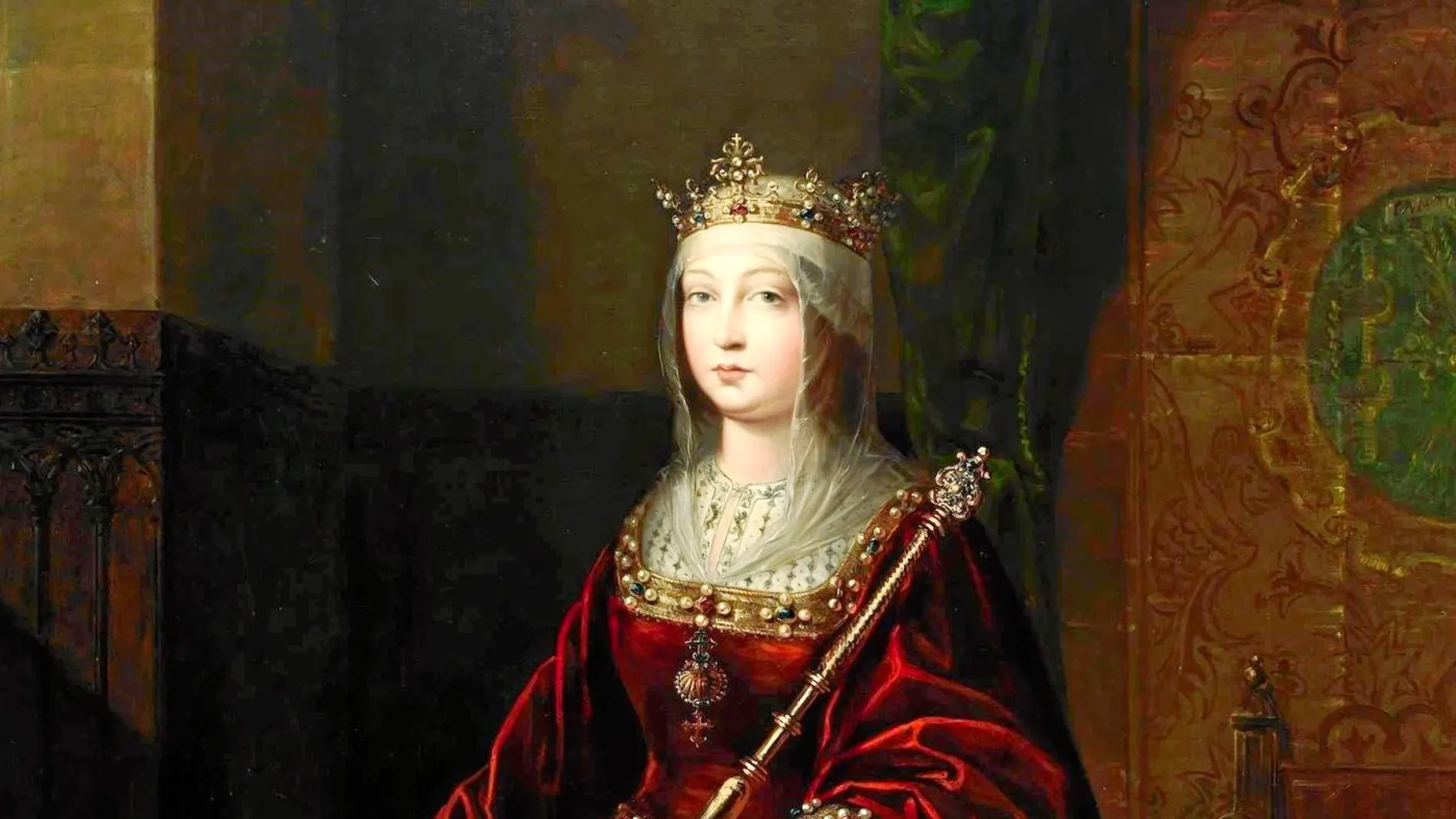 Federico Madrazo inmortalizó a la reina en 1848. El cuadro se encuentra hoy en el Museo  del Prado