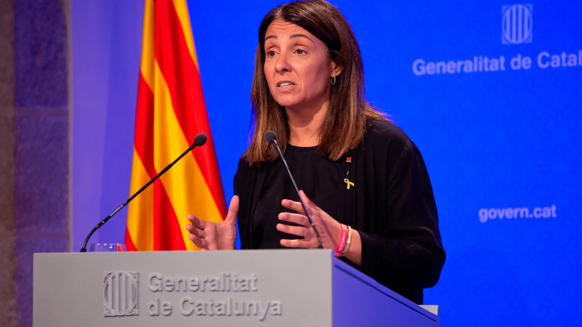Rueda de prensa en la Generalitat tras el Consell Executiu