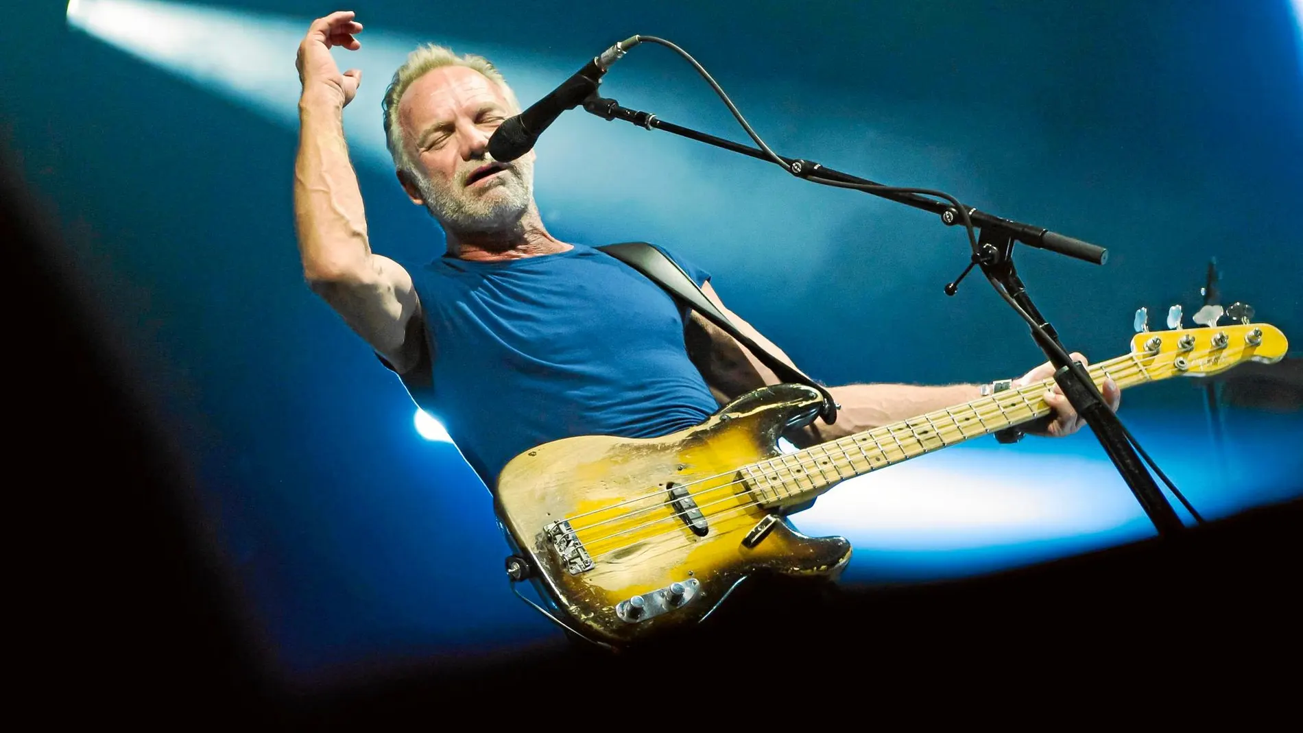Sting, de 67 años, lleva de gira desde el 28 de mayo por ciudades de toda Europa: comenzó en París y ha visitado Budapest, Estocolmo, Gante y Bratislava, entre otras