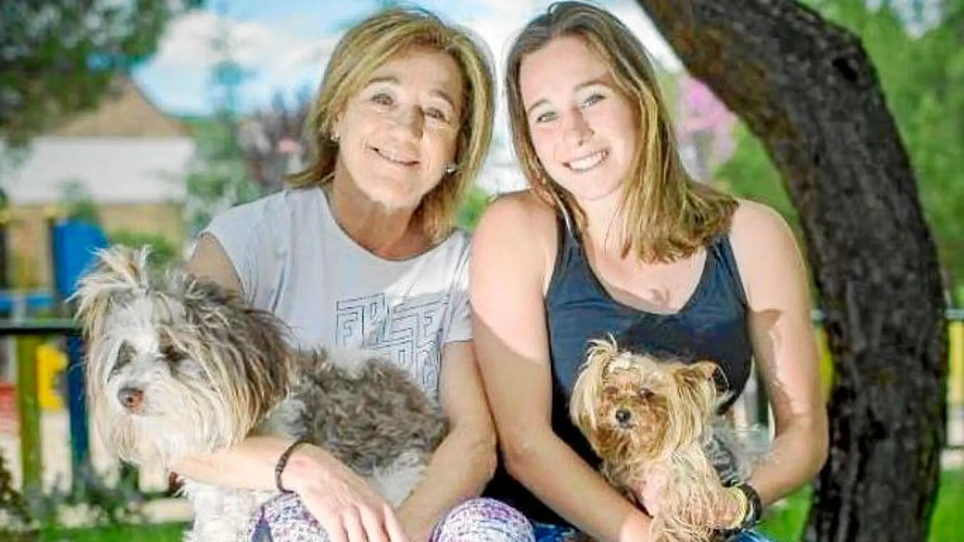 Madre e hija compartían no solo su amor por el deporte, también por los perros