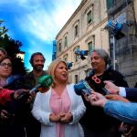 La alcaldesa de Jerez, Mamen Sánchez, durante una rueda de prensa / Foto: EP