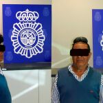 Fotografía del twitter de la Policía Nacional, que ha detenido a un hombre en el Aeropuerto de El Prat (Barcelona), procedente de Bogotá